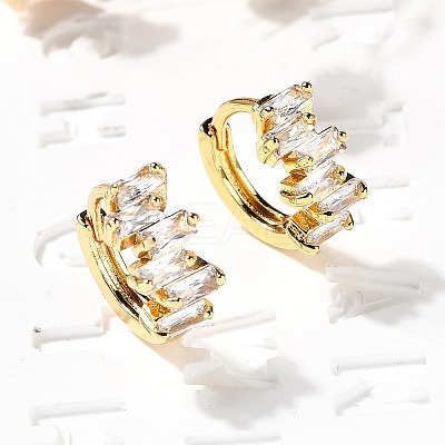 Brass Hoop Earrings EJEW-S256-03B-G-1