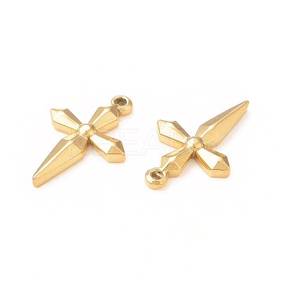 304 Stainless Steel Pendants STAS-A075-17G-1