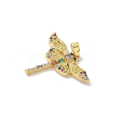 Brass Micro Pave Cubic Zirconia Pendants LS-KK-F905-12G-02-1