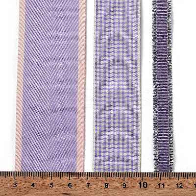 9 Yards 3 Styles Polyester Ribbon SRIB-C002-07C-1