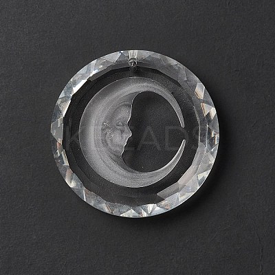 Transparent Glass Pendants GLAA-F118-06-1