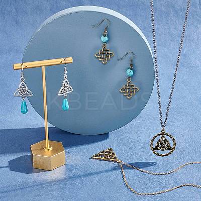 56Pcs 14 Style Tibetan Style Alloy Links connectors FIND-SC0002-14-1