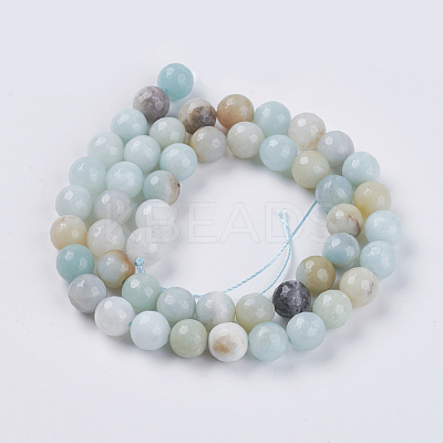 Natural Flower Amazonite Beads G-H1431-2-1