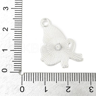 No To Drugs Red Awareness Ribbon Theme Alloy Enamel Pendants LS-ENAM-C026-02F-S-1