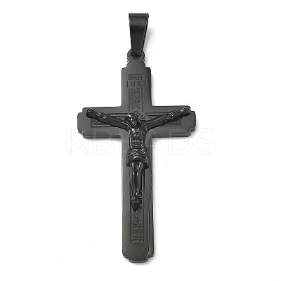 304 Stainless Steel Big Pendants STAS-H256-02B-1