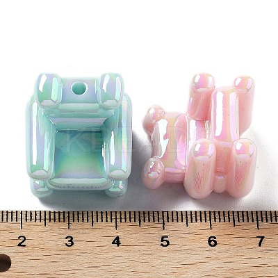 UV Plating Acrylic Beads MACR-K357-10L-1
