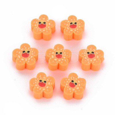 Handmade Polymer Clay Beads CLAY-S096-011-1