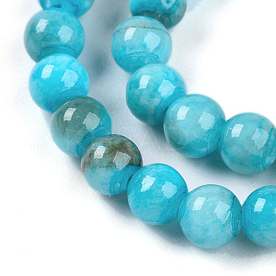 Natural Persian Jade Beads Strands G-A255-A02-04H-1