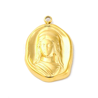 304 Stainless Steel Pendants STAS-S163-06A-G-1