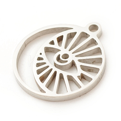 Non-Tarnish 201 Stainless Steel Pendants STAS-G258-09P-1