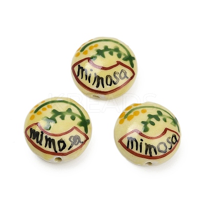 Handmade Porcelain Beads PORC-I029-08F-1