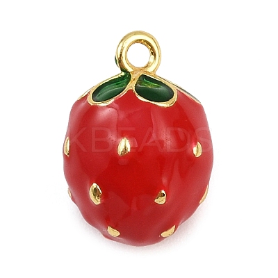 Brass Enamel Charms KK-I352-09G-02-1