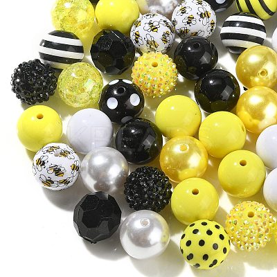 Opaque Acrylic Beads Set MACR-CJC0001-13A-02-1
