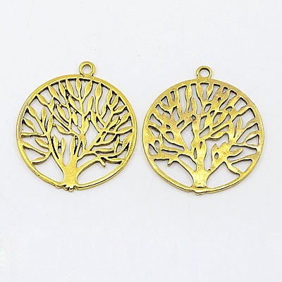 Tibetan Style Alloy Pendants LS-PALLOY-EA11591Y-AG-NF-1