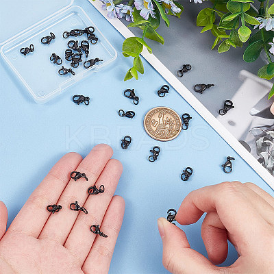 30Pcs 3 Styles 304 Stainless Steel Lobster Claw Clasps STAS-UN0050-14-1