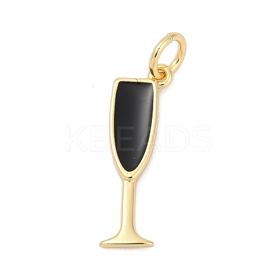Brass Enamel Pendants KK-U062-02A-04-1