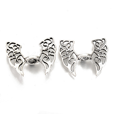 Tibetan Style Alloy Beads X-PALLOY-R134-10-RS-1