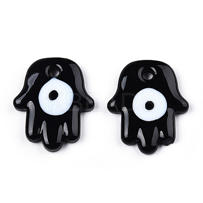 Opaque Handmade Lampwork Pendants LAMP-T011-15-A01-1