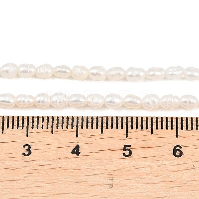 Natural Cultured Freshwater Pearl Beads Strands PEAR-F020-07-1