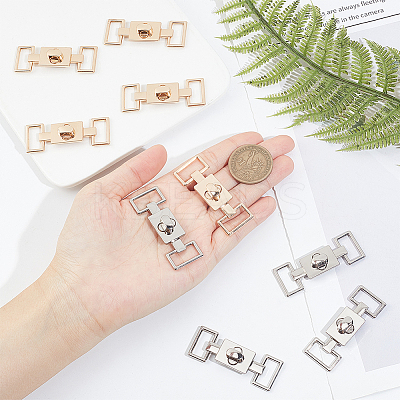 12Pcs 2 Colors Alloy Twist Lock Clasps FIND-WR0010-50-1