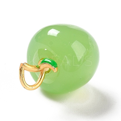 Handmade Lampwork Pendants LAMP-A150-06MG-08-01-1