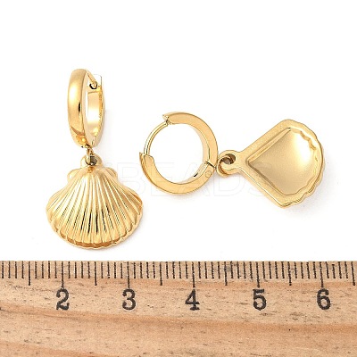 304 Stainless Steel Hoop Earrings for Women LS-EJEW-Z092-02G-02-1