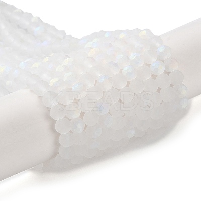 Transparent Glass Beads Strands EGLA-A034-T4mm-MB19-1