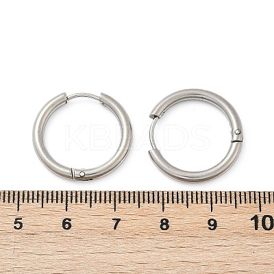 202 Stainless Steel Huggie Hoop Earrings EJEW-F111A-20mm-P01-1