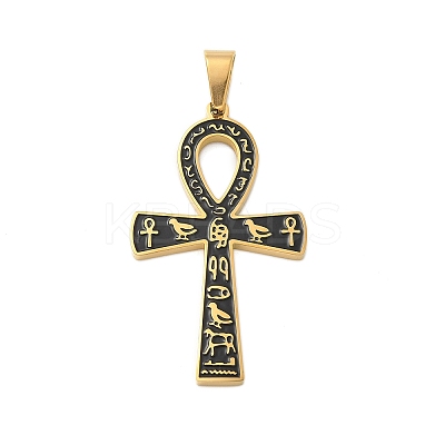 304 Stainless Steel Enamel Pendants STAS-G346-26G-1
