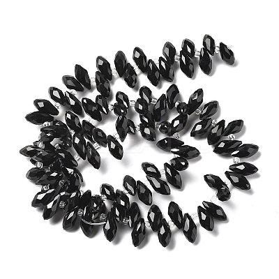 Electroplate Glass Beads Strands EGLA-XCP0001-18-1