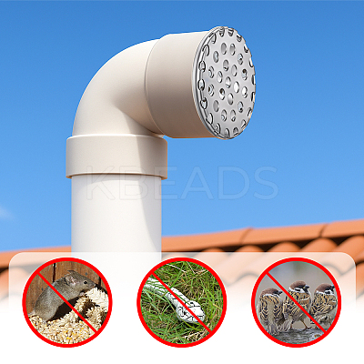 304 Stainless Steel Anti Rats Drain Outlet Filter LS-STAS-WH0051-025C-P-1