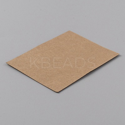 Rectangle Kraft Paper Sublimation Car Coaster Display Cards CDIS-WH0024-18A-02-1