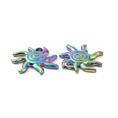 Ion Plating(IP) 304 Stainless Steel Pendants STAS-C003-12MC-1