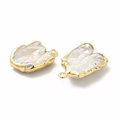 Baroque Natural Keshi Pearl Pendants PEAR-P004-16KCG-1