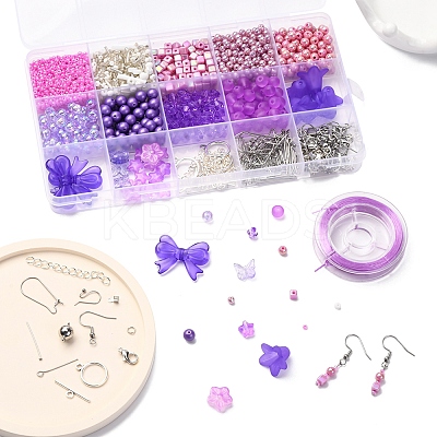 DIY Jewelry Set Making Findings Kits DIY-FS0008-57-1