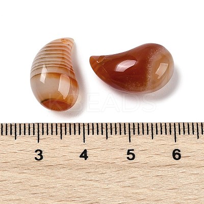 Natural Striped Agate/Banded Agate Pendants G-NH0047-01C-1
