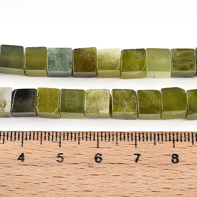 Natural Xiuyan Jade Beads Strands G-T140-42-1