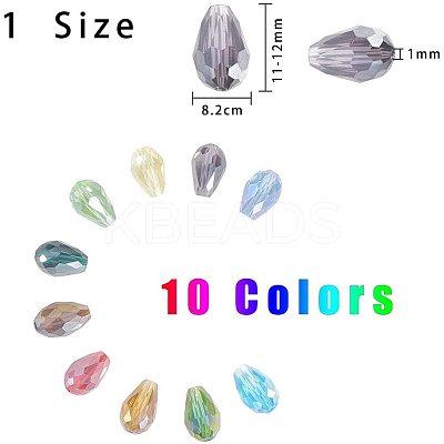 AB-Color Plated Glass Beads EGLA-NB0001-08-1