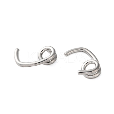 304 Stainless Steel Earring Finding STAS-L282-001P-1