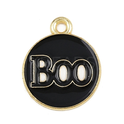 Halloween Theme Alloy Enamel Pendants LS-ENAM-P259-02A-G02-1