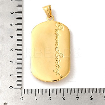 316L Surgical Stainless Steel Big Pendants STAS-B059-01G-03-1