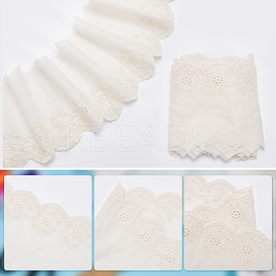 5 Yards Cotton Lace Ribbon OCOR-MA0001-10-1