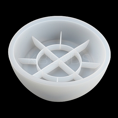 Round Shape DIY Candle Cups Silicone Molds DIY-E072-01-1