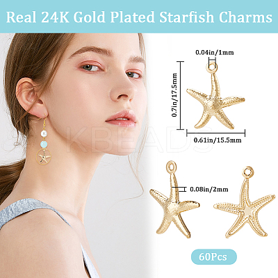 60Pcs 304 Stainless Steel Pendants STAS-BBC0003-49-1