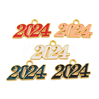 Alloy Enamel Pendants PALLOY-ZX001-12G-1