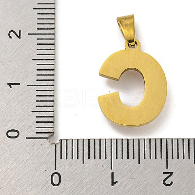 Ion Plating(IP) 304 Stainless Steel Pendants STAS-U024-01C-1