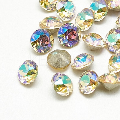 Pointed Back Glass Rhinestone Cabochons RGLA-T110-5mm-001PS-1