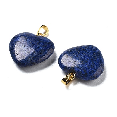 Dyed Blue Natural Sesame Jasper Pendants G-G956-B78-G-1
