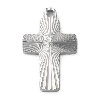 Non-Tarnish 304 Stainless Steel Pendants STAS-D025-02P-02-1