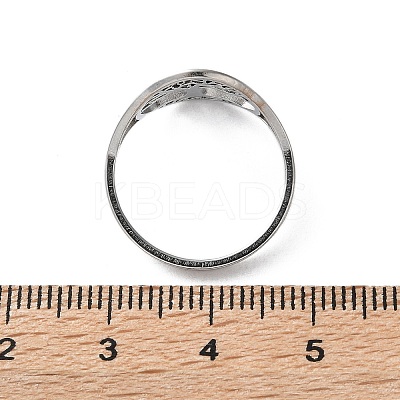 Non-Tarnish 304 Stainless Steel Rings RJEW-P080-03P-1